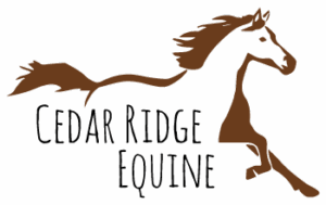 Cedar Ridge Equine website logo